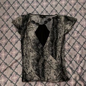 Lady short sleeve blouse